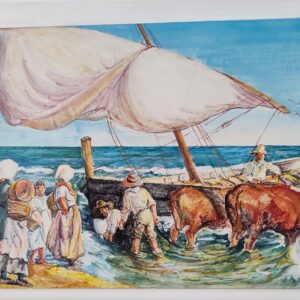 HC046 Pescadores con bueyes